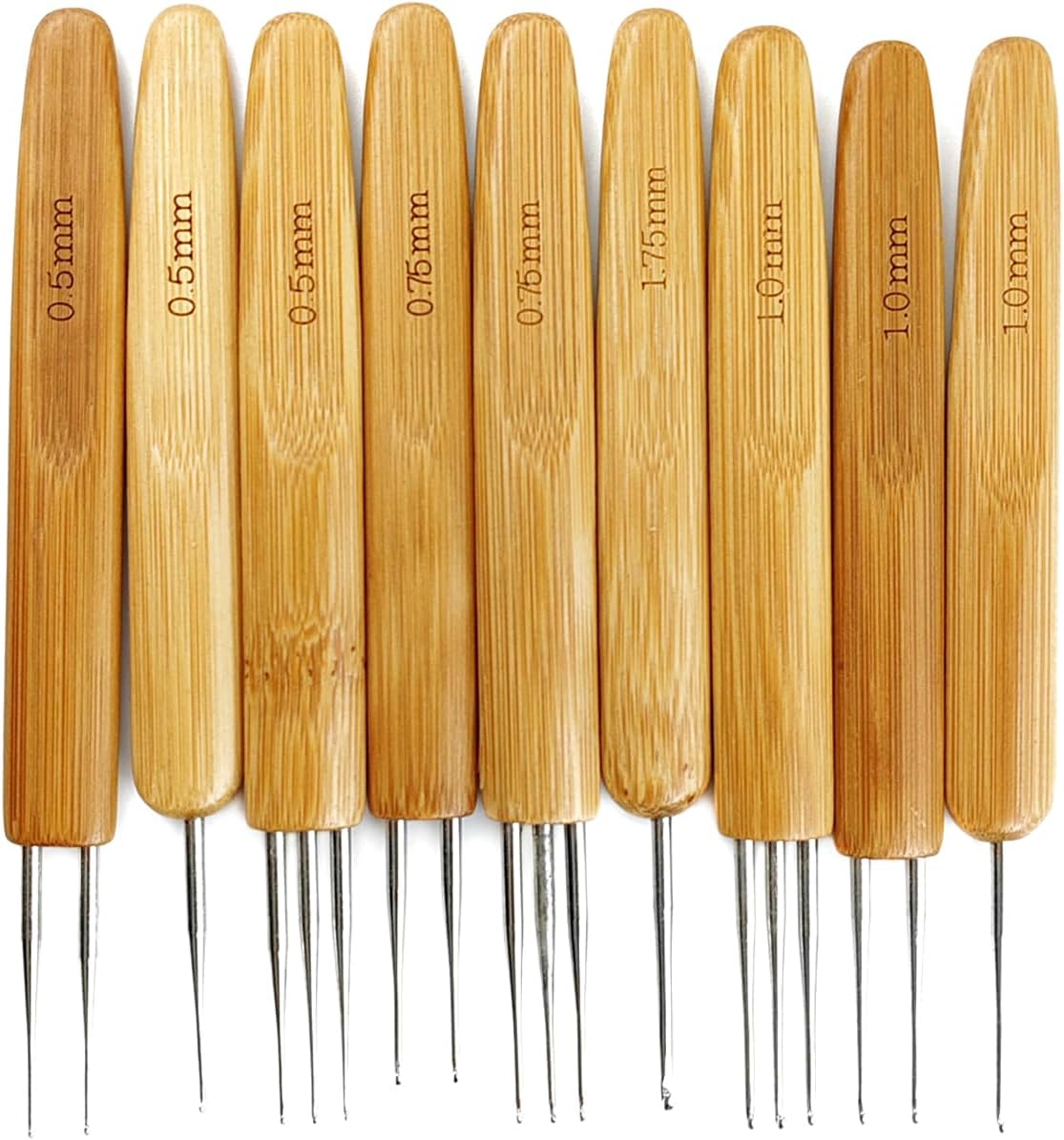 Crochet Needle Set 0.5mm 0.75mm 1mm 1.75mm