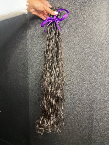 Goddess ‘XO’ Locs, Human Hair Crotchet Locs Pre-looped