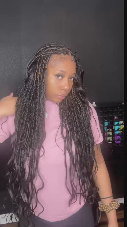 Goddess ‘XO’ Locs, Human Hair Crotchet Locs Pre-looped